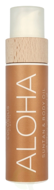 Cocosolis Cosmetics Cocosolis Aloha Suntan & Body Oil 110 ml in de groep BEAUTY & HEALTH / Huidsverzorging / Lichaamsverzorging / Body lotion bij TP E-commerce Nordic AB (D23969)