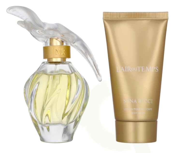 Nina Ricci L\'Air Du Temps Giftset 125 ml Edt Spray 50ml/Body Lotion 75ml in de groep BEAUTY & HEALTH / Geuren & Parfum / Parfum / Parfum voor haar bij TP E-commerce Nordic AB (D24064)