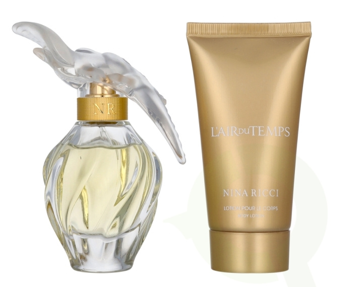 Nina Ricci L\'Air Du Temps Giftset 125 ml Edt Spray 50ml/Body Lotion 75ml in de groep BEAUTY & HEALTH / Geuren & Parfum / Parfum / Parfum voor haar bij TP E-commerce Nordic AB (D24065)