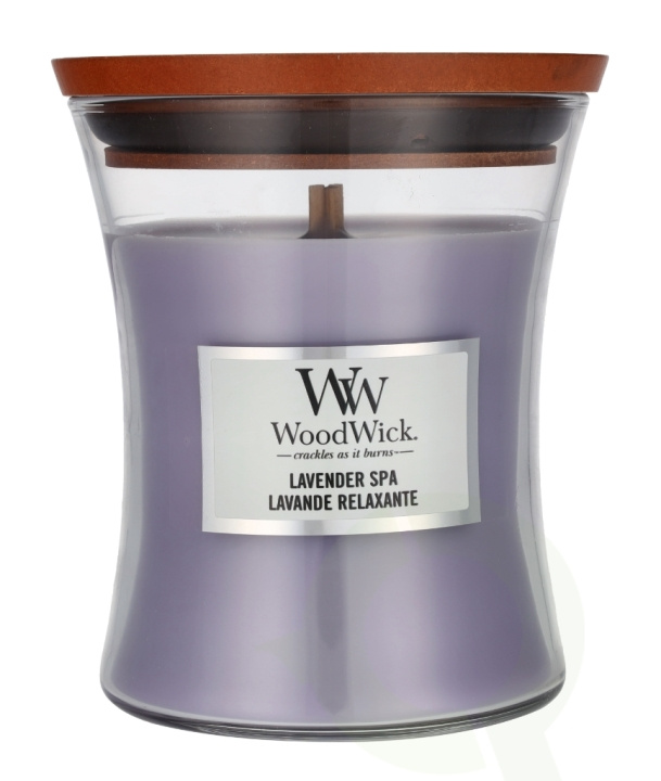WoodWick Lavender Spa Medium Hourglass Candle 0 in de groep BEAUTY & HEALTH / Geuren & Parfum / Overige geuren / Geurkaarsen bij TP E-commerce Nordic AB (D24069)