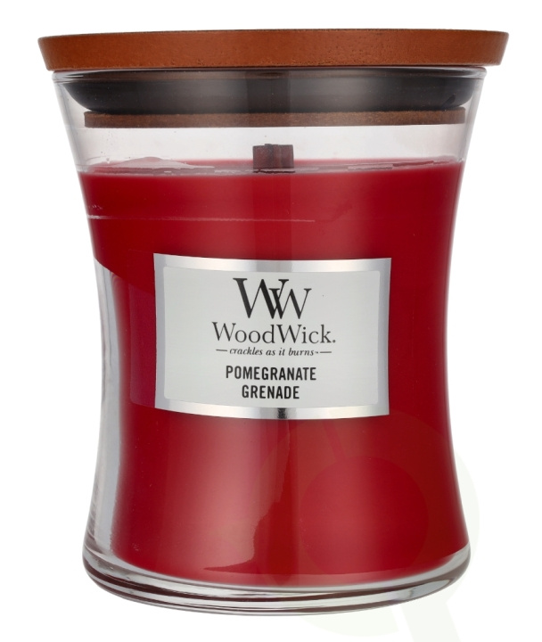 WoodWick Pomegranate Medium Hourglass Candle 0 in de groep BEAUTY & HEALTH / Geuren & Parfum / Overige geuren / Geurkaarsen bij TP E-commerce Nordic AB (D24074)