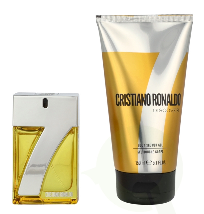 Cristiano Ronaldo CR7 Discover Giftset 180 ml Edt Spray 30ml/Shower Gel 150ml in de groep BEAUTY & HEALTH / Geuren & Parfum / Parfum / Parfum voor hem bij TP E-commerce Nordic AB (D24148)