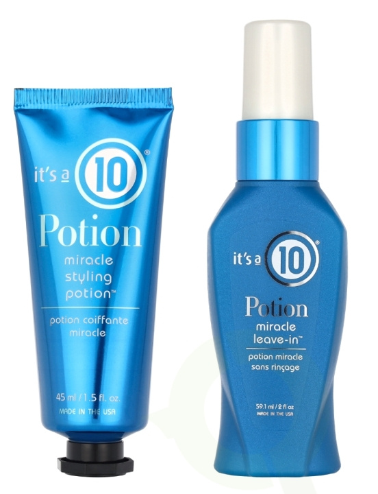 It\'s a 10 Potion Deep Moisture & Shine Duo Set 104.1 ml Leave-in 59,1ml/Styling Potion 45ml in de groep BEAUTY & HEALTH / Haar & Styling / Haarverzorging bij TP E-commerce Nordic AB (D24151)