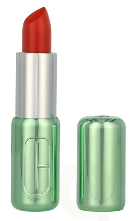 Clinique Pop Longwear Shine Lipstick 3.9 g #11 FlamePop in de groep BEAUTY & HEALTH / Makeup / Lippen / Lippenstift bij TP E-commerce Nordic AB (D24165)