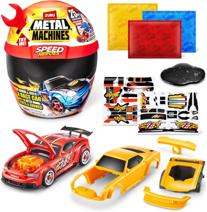 Metal Machines Speed Hero Helm Speelset (67125) in de groep SPEELGOED, KINDER- & BABYPRODUCTEN / Speelgoed / Speelset bij TP E-commerce Nordic AB (D24183)