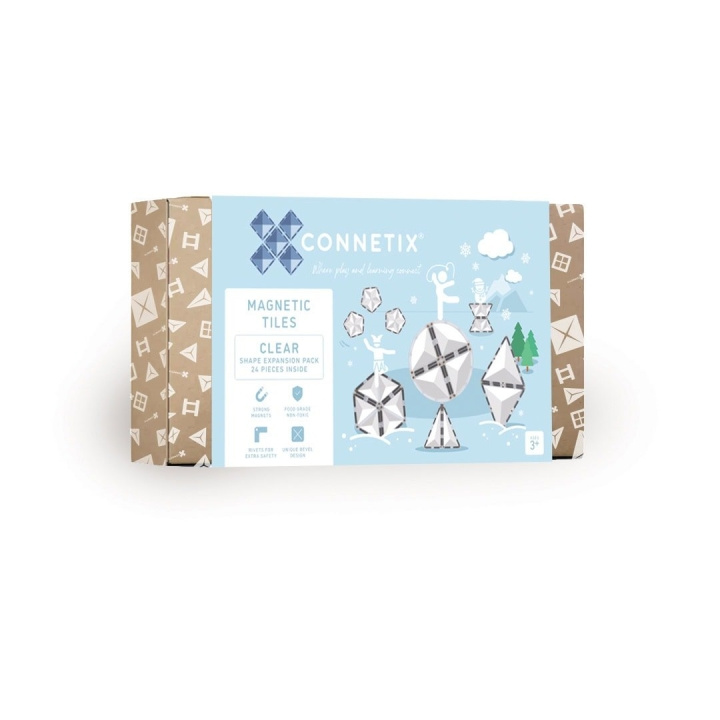 Connetix Helder Vorm Uitbreidingspakket 24 Stuks - (CT-C-00024-SH) in de groep SPEELGOED, KINDER- & BABYPRODUCTEN / Speelgoed / Speelset bij TP E-commerce Nordic AB (D24236)