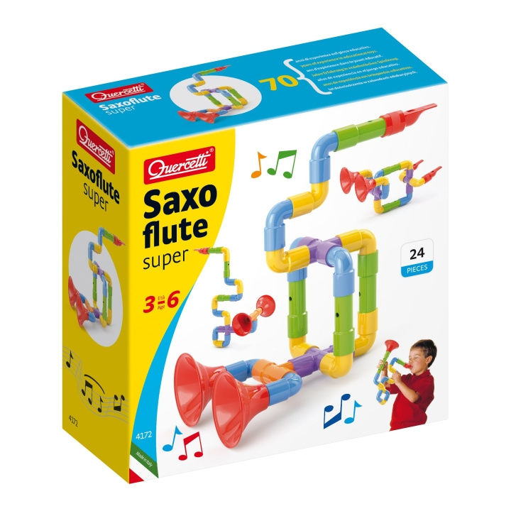 Quercetti Super Saxofluit - (QU-4172) in de groep SPEELGOED, KINDER- & BABYPRODUCTEN / Muziek, Zang en afbeelingen / Muziekinstrumenten bij TP E-commerce Nordic AB (D24239)