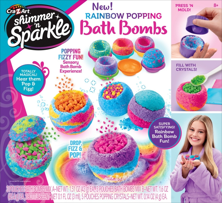 Shimmer n Sparkle RAINBOW POPPING BADBOMMEN (17345) in de groep SPEELGOED, KINDER- & BABYPRODUCTEN / Babygadgets / Bad bij TP E-commerce Nordic AB (D24240)
