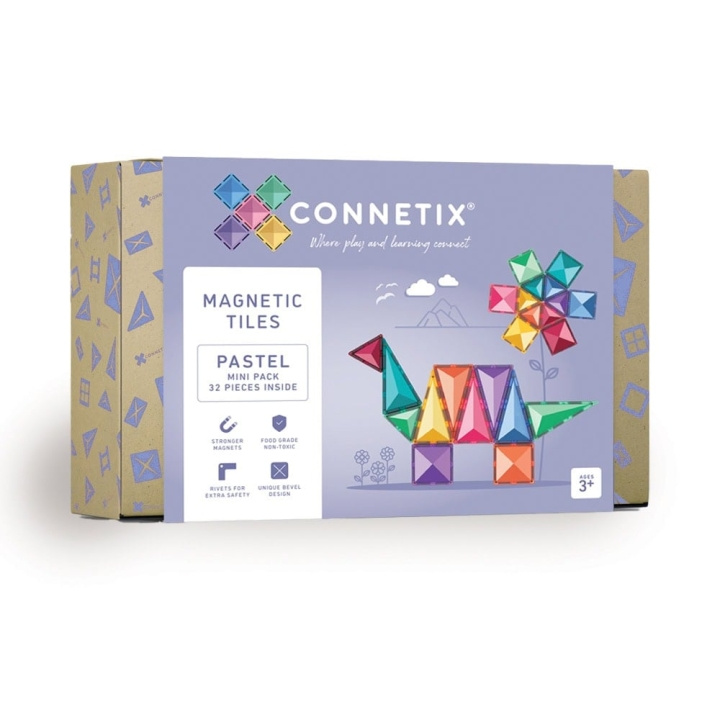 Connetix Pastel Minipak 32 Stuks - (CT-P-00032-MI) in de groep SPEELGOED, KINDER- & BABYPRODUCTEN / Speelgoed / Speelset bij TP E-commerce Nordic AB (D24249)