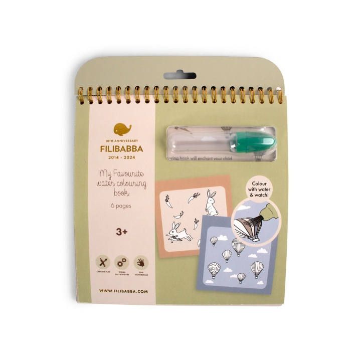 Filibabba Mijn favoriete aquarelboek - (FI-03303) in de groep SPEELGOED, KINDER- & BABYPRODUCTEN / Speelgoed / Ambachten bij TP E-commerce Nordic AB (D24265)