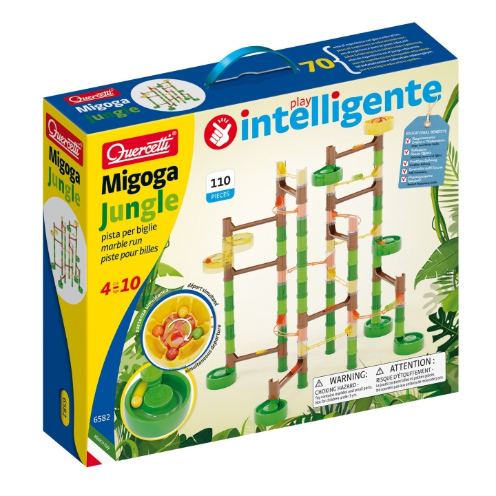 Quercetti Migoga Jungle Knikkerbaan - (QU-6582) in de groep SPEELGOED, KINDER- & BABYPRODUCTEN / Spelletje / Bordspellen bij TP E-commerce Nordic AB (D24269)