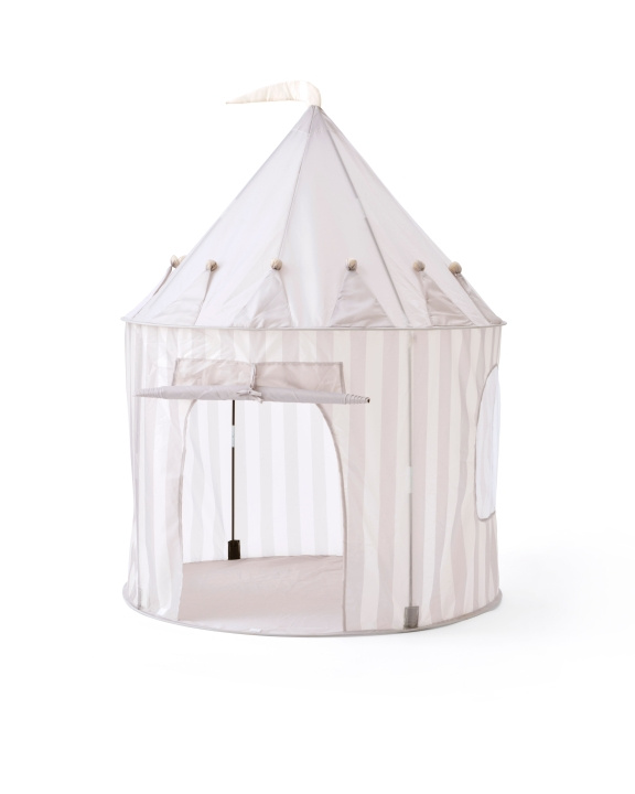 Kids Concept Star - Play Tent with Stripes, Grey - (1000926) in de groep SPEELGOED, KINDER- & BABYPRODUCTEN / Buitenspeelgoed / Speeltent bij TP E-commerce Nordic AB (D24283)