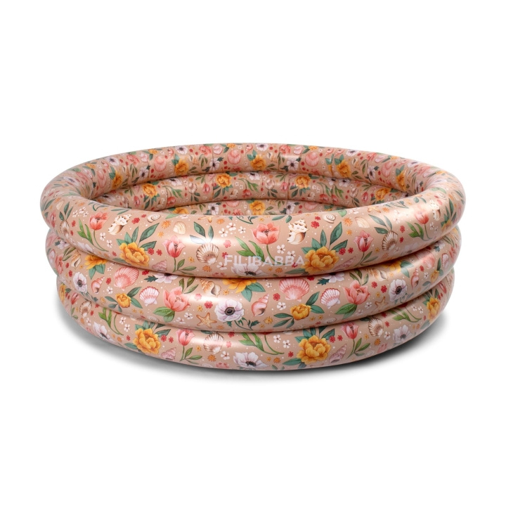 Filibabba Pool Alfie - Ocean Blossom - Pink - 80 cm (FI-03612) in de groep HUISHOUDEN & TUIN / Tuinproducten / Zwembad & Accessoires / Zwembaden bij TP E-commerce Nordic AB (D24295)