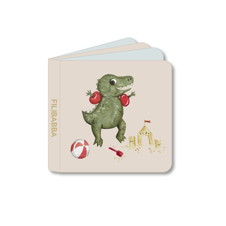 Filibabba Badboek - Dino Beach (FI-03565) in de groep SPEELGOED, KINDER- & BABYPRODUCTEN / Babygadgets / Bad bij TP E-commerce Nordic AB (D24296)