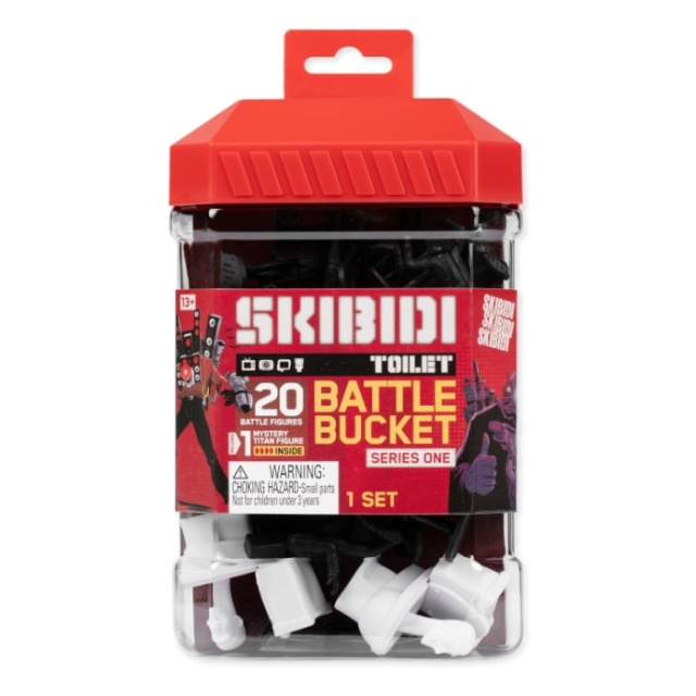 Skibidi Toilet strijdemmer - (1350) in de groep SPEELGOED, KINDER- & BABYPRODUCTEN / Speelgoed / Speelset bij TP E-commerce Nordic AB (D24334)