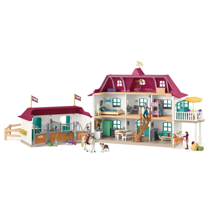 Schleich Lakeside Country House en Stal - (42706) in de groep SPEELGOED, KINDER- & BABYPRODUCTEN / Speelgoed / Speelset bij TP E-commerce Nordic AB (D24370)