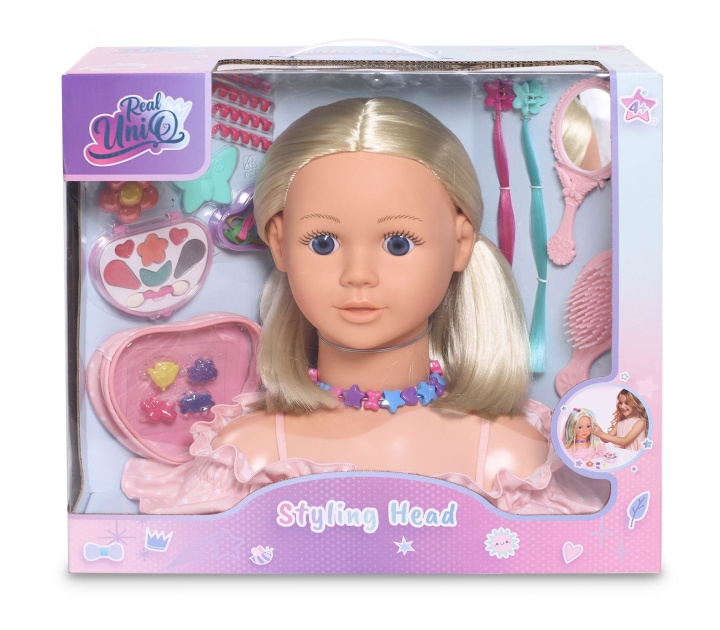 Real UniQ Kappershoofd met haaraccessoires en cosmetisch doosje (30561) in de groep SPEELGOED, KINDER- & BABYPRODUCTEN / Speelgoed / Docks & Accessoires bij TP E-commerce Nordic AB (D24375)