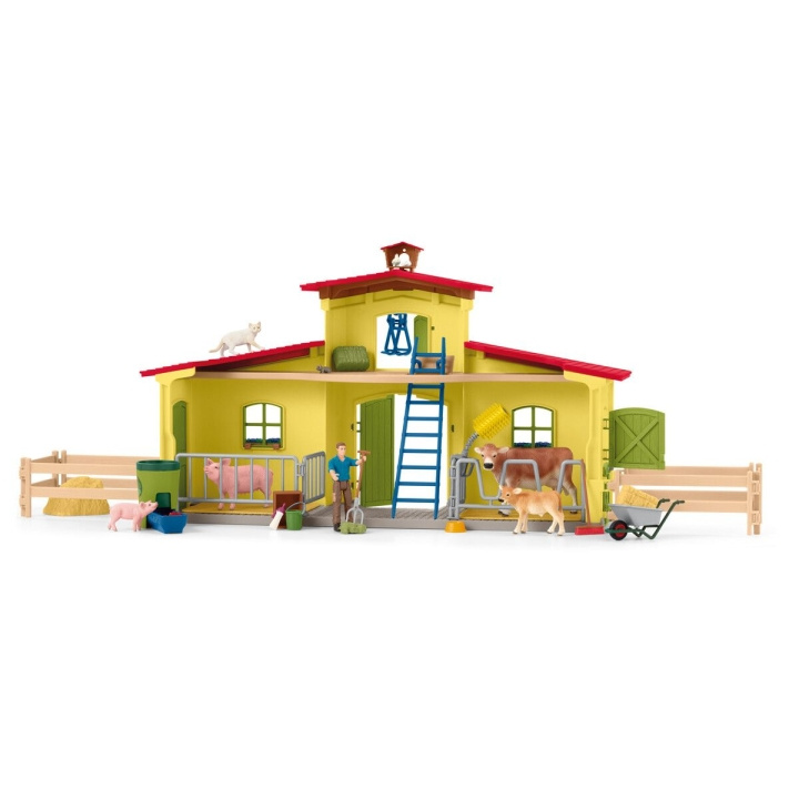 Schleich Farm World - Grote boerderij met dieren en accessoires (42605) in de groep SPEELGOED, KINDER- & BABYPRODUCTEN / Speelgoed / Speelset bij TP E-commerce Nordic AB (D24390)