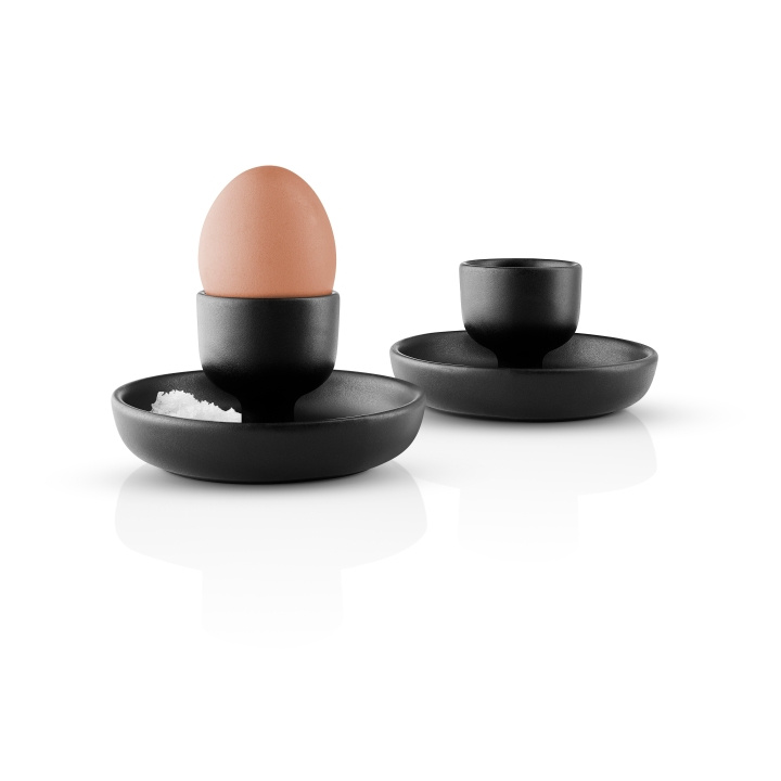 Eva Solo Nordic kitchen Eierdopje - Zwart - 2 st. H6 cm x 11 cm in de groep HUISHOUDEN & TUIN / Keukengerei / Overige keukengereedschap bij TP E-commerce Nordic AB (D24475)