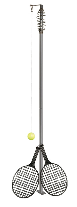 Happy Summer Pole Tennis Deluxe (302192) in de groep SPEELGOED, KINDER- & BABYPRODUCTEN / Buitenspeelgoed / Sport & Spel bij TP E-commerce Nordic AB (D24492)