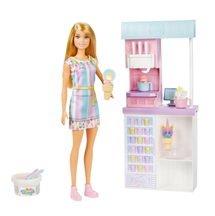 Barbie Ijswinkelier Speelset (HCN46) in de groep SPEELGOED, KINDER- & BABYPRODUCTEN / Speelgoed / Speelset bij TP E-commerce Nordic AB (D24495)