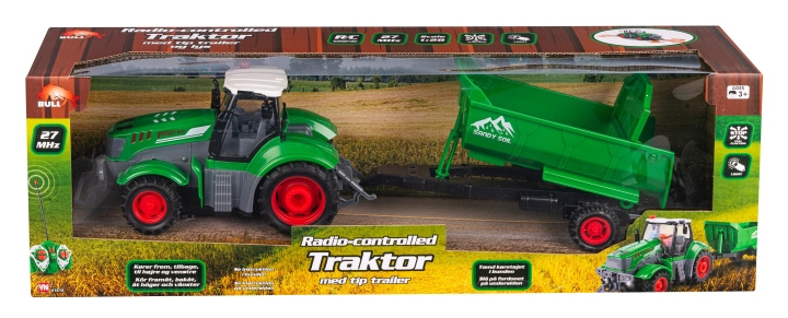 Bull R/C trekker met aanhanger (41616) in de groep SPEELGOED, KINDER- & BABYPRODUCTEN / Op afstand bestuurbaar / Overige RC bij TP E-commerce Nordic AB (D24505)