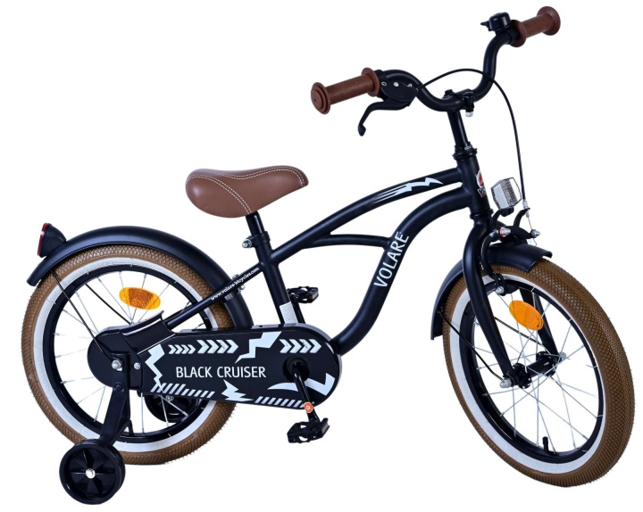 Volare Children\'s Bicycle 16 - Black Cruiser (21602-SACB) in de groep SPEELGOED, KINDER- & BABYPRODUCTEN / Buitenspeelgoed / Fietsen & Steppen bij TP E-commerce Nordic AB (D24546)