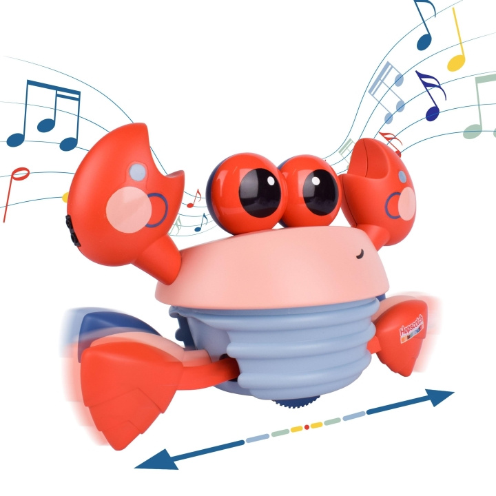 Happy Baby Musical Crawling Crab (502246) in de groep SPEELGOED, KINDER- & BABYPRODUCTEN / Muziek, Zang en afbeelingen / Muziekaccessoires bij TP E-commerce Nordic AB (D24555)