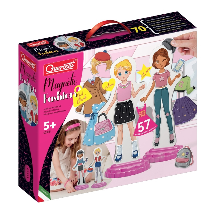 Quercetti Magnetic Fashion Best Friends - (QU-2935) in de groep SPEELGOED, KINDER- & BABYPRODUCTEN / Speelgoed / Ambachten bij TP E-commerce Nordic AB (D24559)