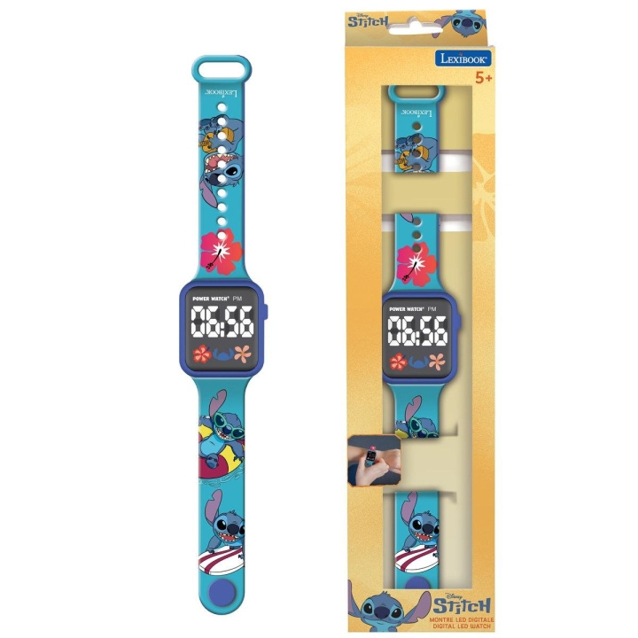 Lexibook Stitch LED Digitaal Horloge (DMW060D) in de groep SPORT, VRIJE TIJD & HOBBY / Accessoires / Klokken bij TP E-commerce Nordic AB (D24562)