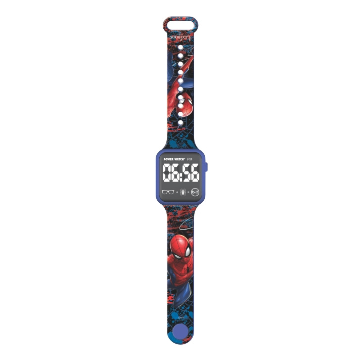 Lexibook Spider-Man LED Digitaal Horloge (DMW060SP) in de groep SPORT, VRIJE TIJD & HOBBY / Accessoires / Klokken bij TP E-commerce Nordic AB (D24565)