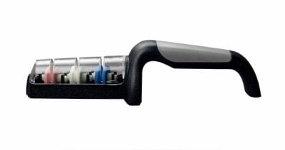 GLOBAL Messenslijper 3-wiel - Zwart in de groep HUISHOUDEN & TUIN / Keukengerei / Keukenmessen & accessoires bij TP E-commerce Nordic AB (D24593)