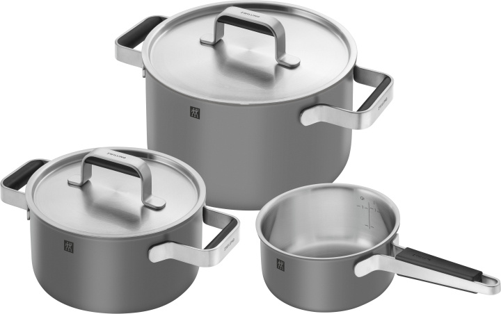 Zwilling Pure Pannenset - Grijs - 3-delig in de groep HUISHOUDEN & TUIN / Keukengerei / Koekenpannen bij TP E-commerce Nordic AB (D24613)
