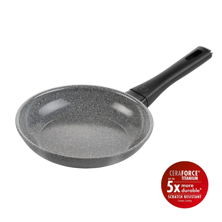 Zwilling Terreno Plus Keramische Koekenpan - Grijs - 20 cm in de groep HUISHOUDEN & TUIN / Keukengerei / Koekenpannen bij TP E-commerce Nordic AB (D24619)