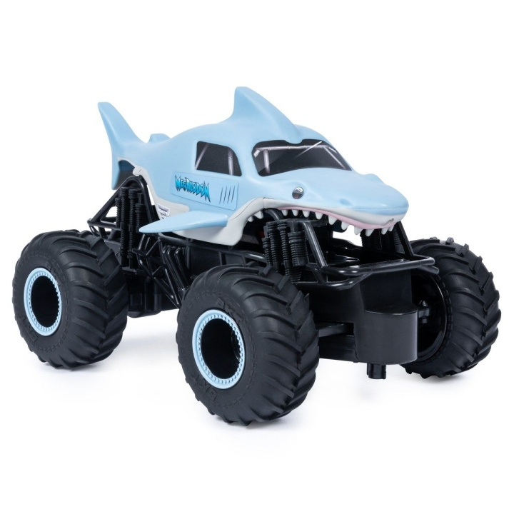 Monster Jam RC 1:24 Megaladon (6044952) in de groep SPEELGOED, KINDER- & BABYPRODUCTEN / Op afstand bestuurbaar / Afstand bestuurbare auto\'s bij TP E-commerce Nordic AB (D24652)