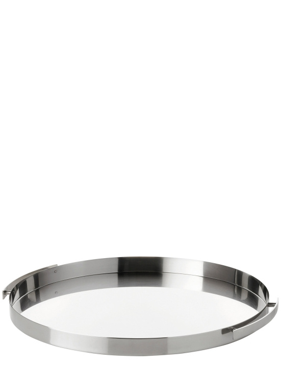 Stelton Arne Jacobsen Cylinda Serving Tray Ø33.5 cm (Steel) in de groep HUISHOUDEN & TUIN / Keukengerei / Overige keukengereedschap bij TP E-commerce Nordic AB (D24653)