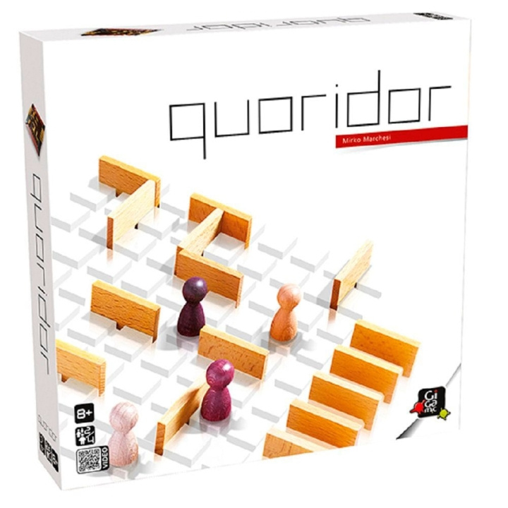 Gigamic Quoridor (Nordic + EN) (GIG0101) in de groep SPEELGOED, KINDER- & BABYPRODUCTEN / Spelletje / Bordspellen bij TP E-commerce Nordic AB (D24656)