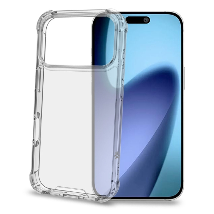 Celly Armor Stöttåligt skal iPhone 17 Pro Transparent in de groep SMARTPHONE & TABLETS / Mobielbescherming / Apple / iPhone 17 bij TP E-commerce Nordic AB (D24760)