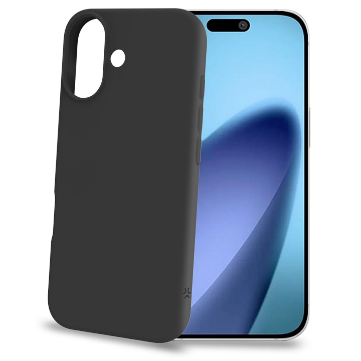 Celly Cromo Soft rubber case iPhone 17 Svart in de groep SMARTPHONE & TABLETS / Mobielbescherming / Apple / iPhone 17 bij TP E-commerce Nordic AB (D24761)