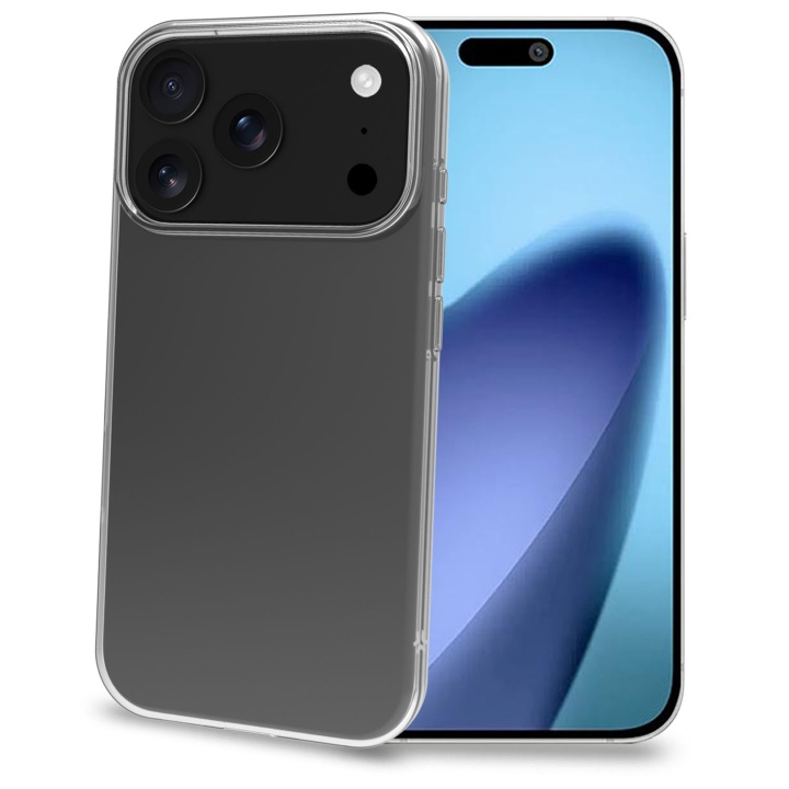 Celly Gelskin TPU Cover iPhone 17 Pro Transparent in de groep SMARTPHONE & TABLETS / Mobielbescherming / Apple / iPhone 17 bij TP E-commerce Nordic AB (D24769)