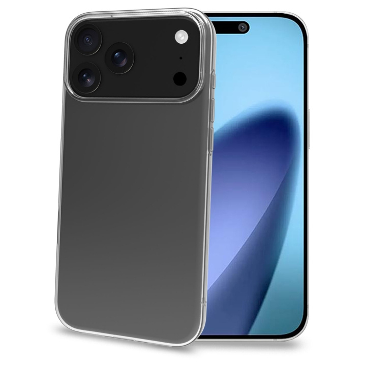 Celly Gelskin TPU Cover iPhone 17 Pro Max Transparent in de groep SMARTPHONE & TABLETS / Mobielbescherming / Apple / iPhone 17 bij TP E-commerce Nordic AB (D24770)