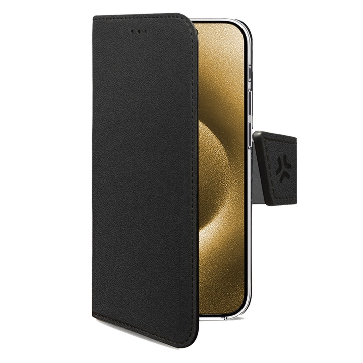 Celly Wally Wallet Case iPhone Air Svart in de groep SMARTPHONE & TABLETS / Mobielbescherming / Apple / iPhone Air bij TP E-commerce Nordic AB (D24780)