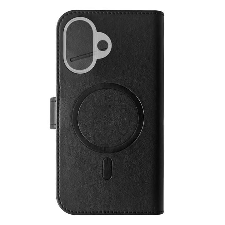 Celly Wallet Case MagSafe-kompatibel iPhone 17 Svart in de groep SMARTPHONE & TABLETS / Mobielbescherming / Apple / iPhone 17 bij TP E-commerce Nordic AB (D24781)