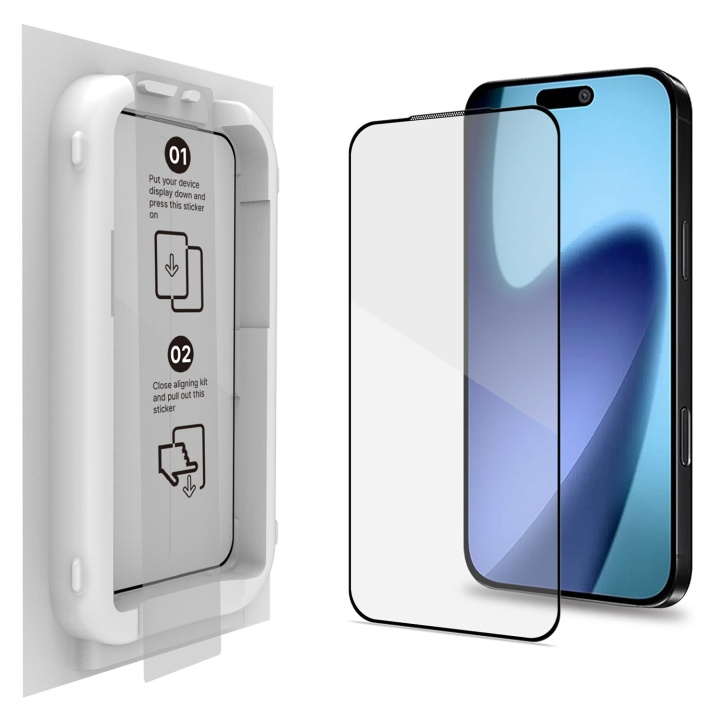 Celly Glasskit Skärmskydd Härdat glas + applikator iPhone 17 Pro in de groep SMARTPHONE & TABLETS / Mobielbescherming / Apple / iPhone 17 bij TP E-commerce Nordic AB (D24789)