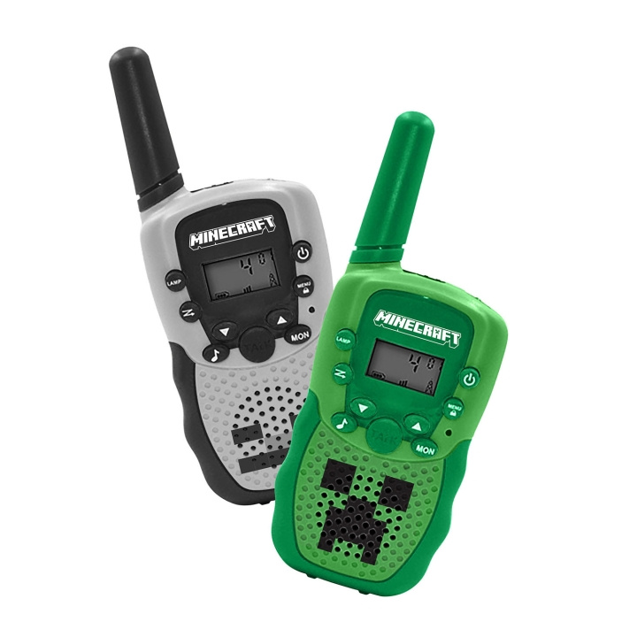 MINECRAFT Walkie Talkie Minecraft Digital LCD LED 1000m in de groep SPORT, VRIJE TIJD & HOBBY / Buitenrecreatie / Walkietalkies bij TP E-commerce Nordic AB (D24846)