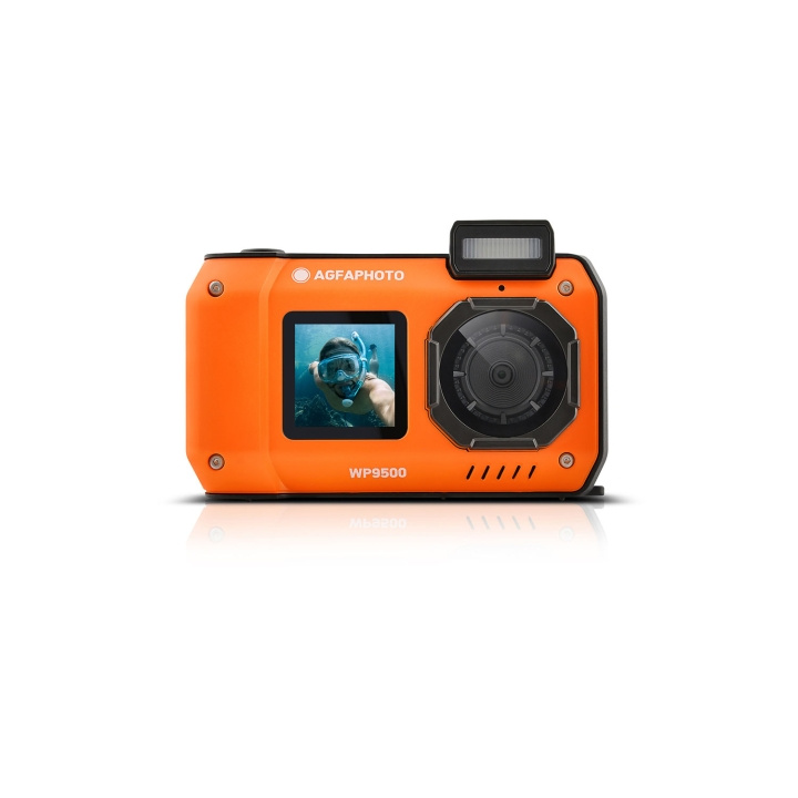 Agfa Digitalkamera WP9500 CMOS WP Full HD Orange in de groep HOME ELECTRONICS / Foto & Video / Camera\'s bij TP E-commerce Nordic AB (D24863)