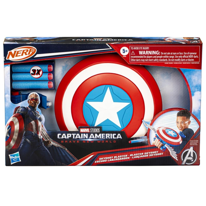 Marvel Avengers Captain America NWO Skyshot Blaster in de groep SPEELGOED, KINDER- & BABYPRODUCTEN / Speelgoed / Actie spel bij TP E-commerce Nordic AB (D24871)