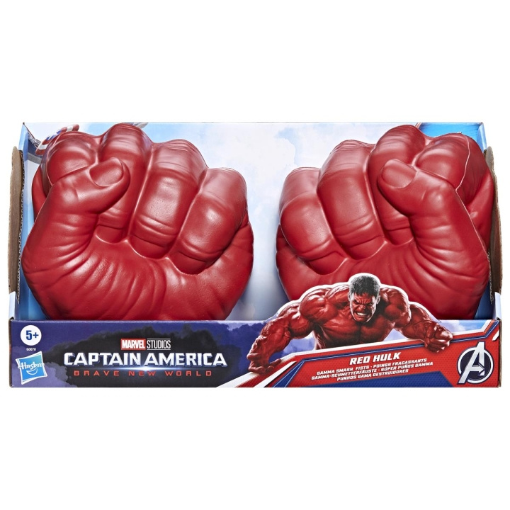 Marvel Avengers Captain America NWO, Red Hulk Smash Fists Gamma in de groep SPEELGOED, KINDER- & BABYPRODUCTEN / Speelgoed / Actie spel bij TP E-commerce Nordic AB (D24872)