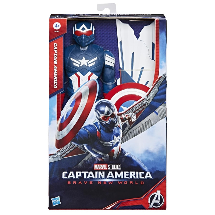 Marvel Avengers Titan Hero 12 Inch Deluxe Figure Captain America NWO in de groep SPEELGOED, KINDER- & BABYPRODUCTEN / Speelgoed / Figuren, Miniaturen & accessoires bij TP E-commerce Nordic AB (D24873)