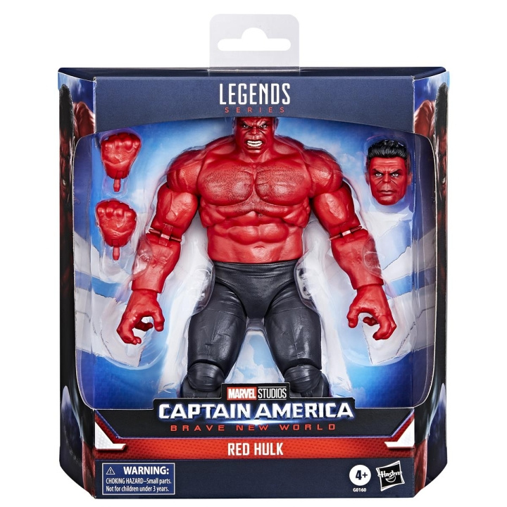 Marvel Legends Series Deluxe Captain America BNW, Red Hulk in de groep SPEELGOED, KINDER- & BABYPRODUCTEN / Speelgoed / Figuren, Miniaturen & accessoires bij TP E-commerce Nordic AB (D24880)